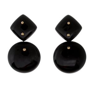 Mobile Earrings Onyx Small