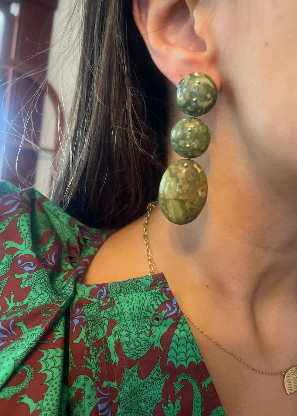 Mobile Earrings Rhyolite