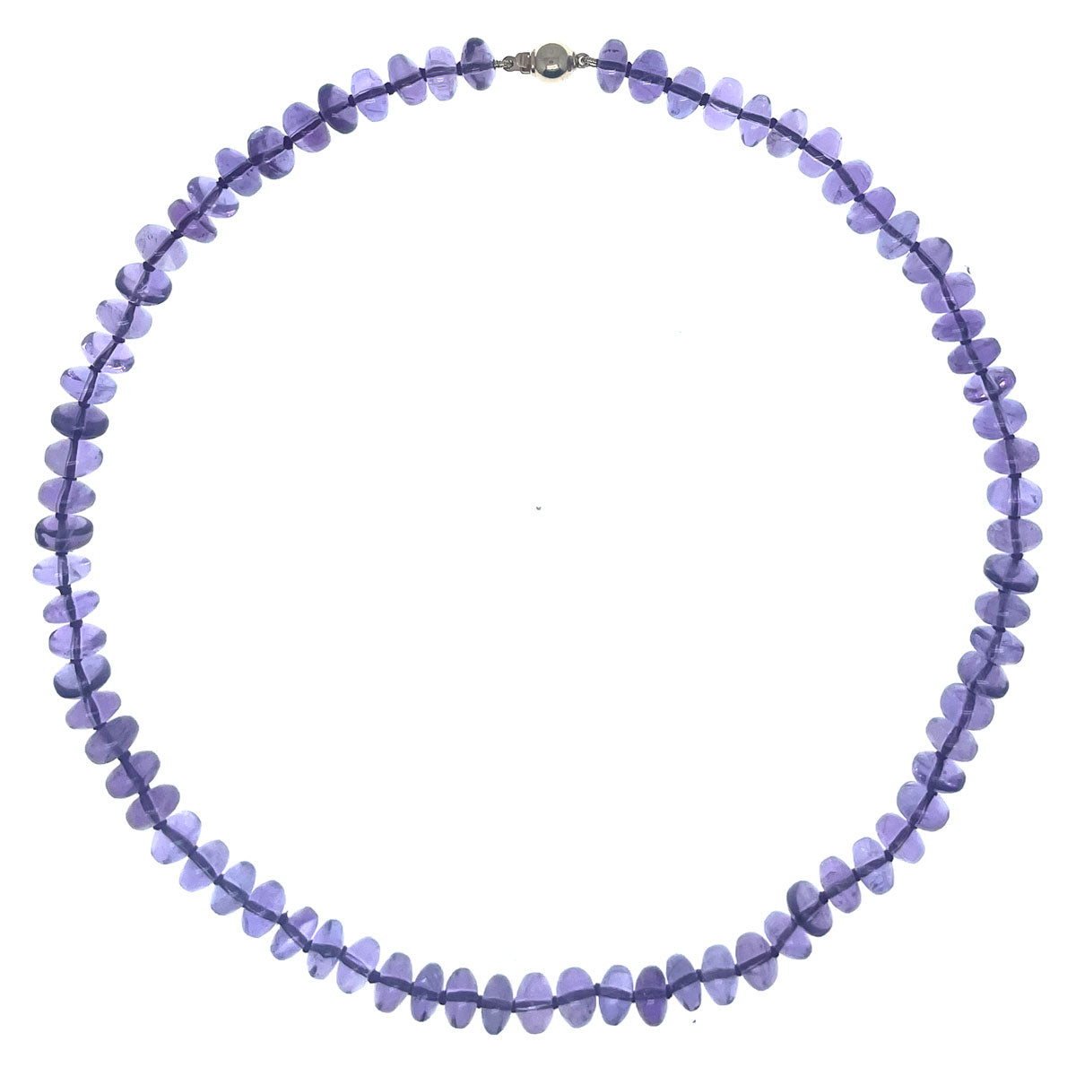 Beaded Amethyst Necklace