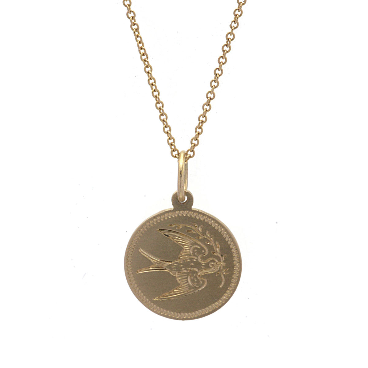 Free Bird Engraved Necklace
