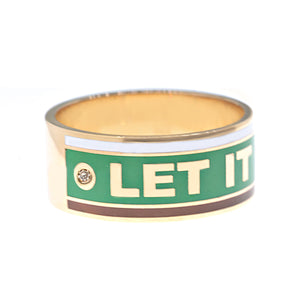 Let It Be TriColor Band Ring